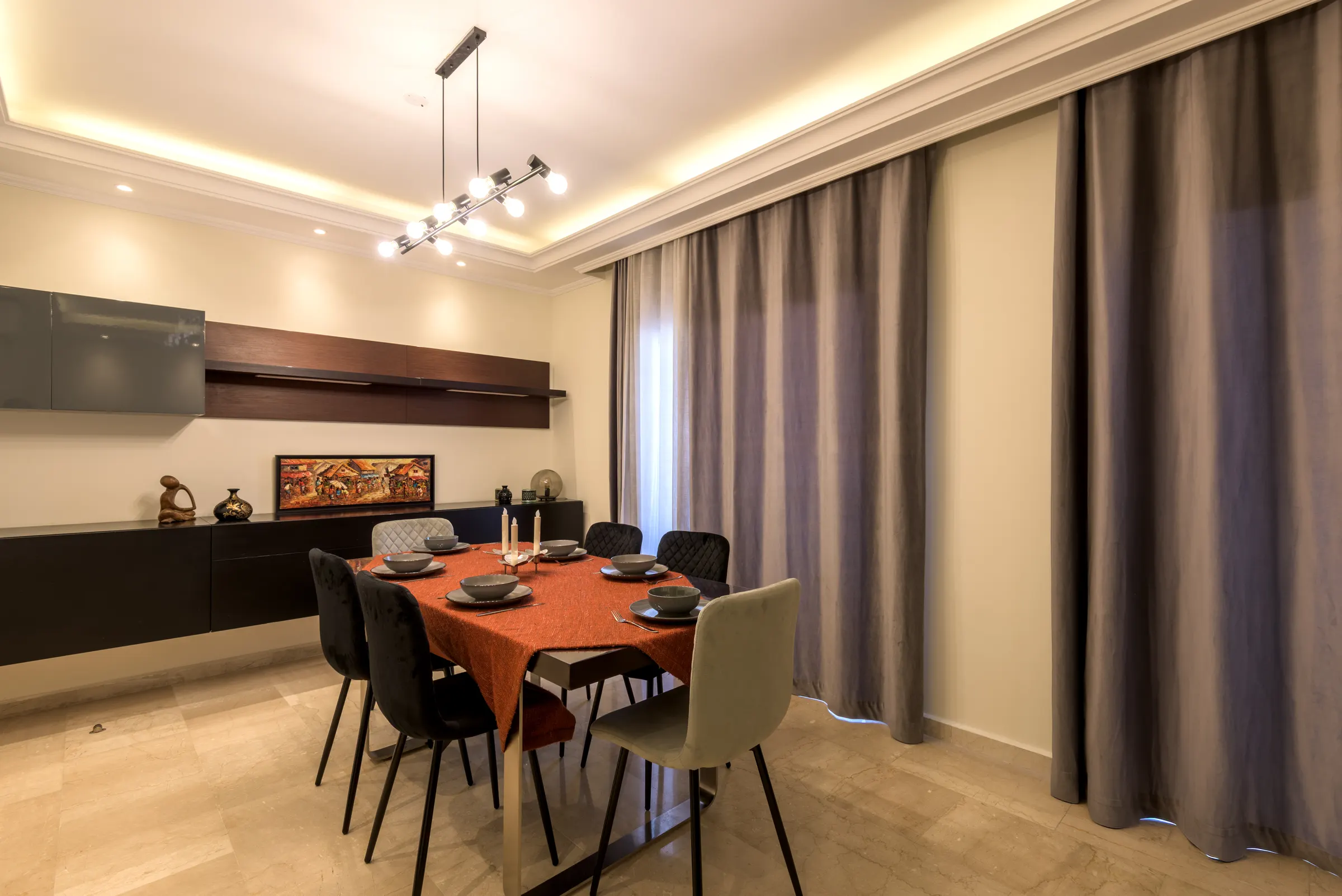 Dining room — Beyroot downtown Beirut apartment